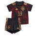 Deutschland Leroy Sane #19 Auswärts Trikotsatz Kinder WM 2022 Kurzarm (+ Kurze Hosen)